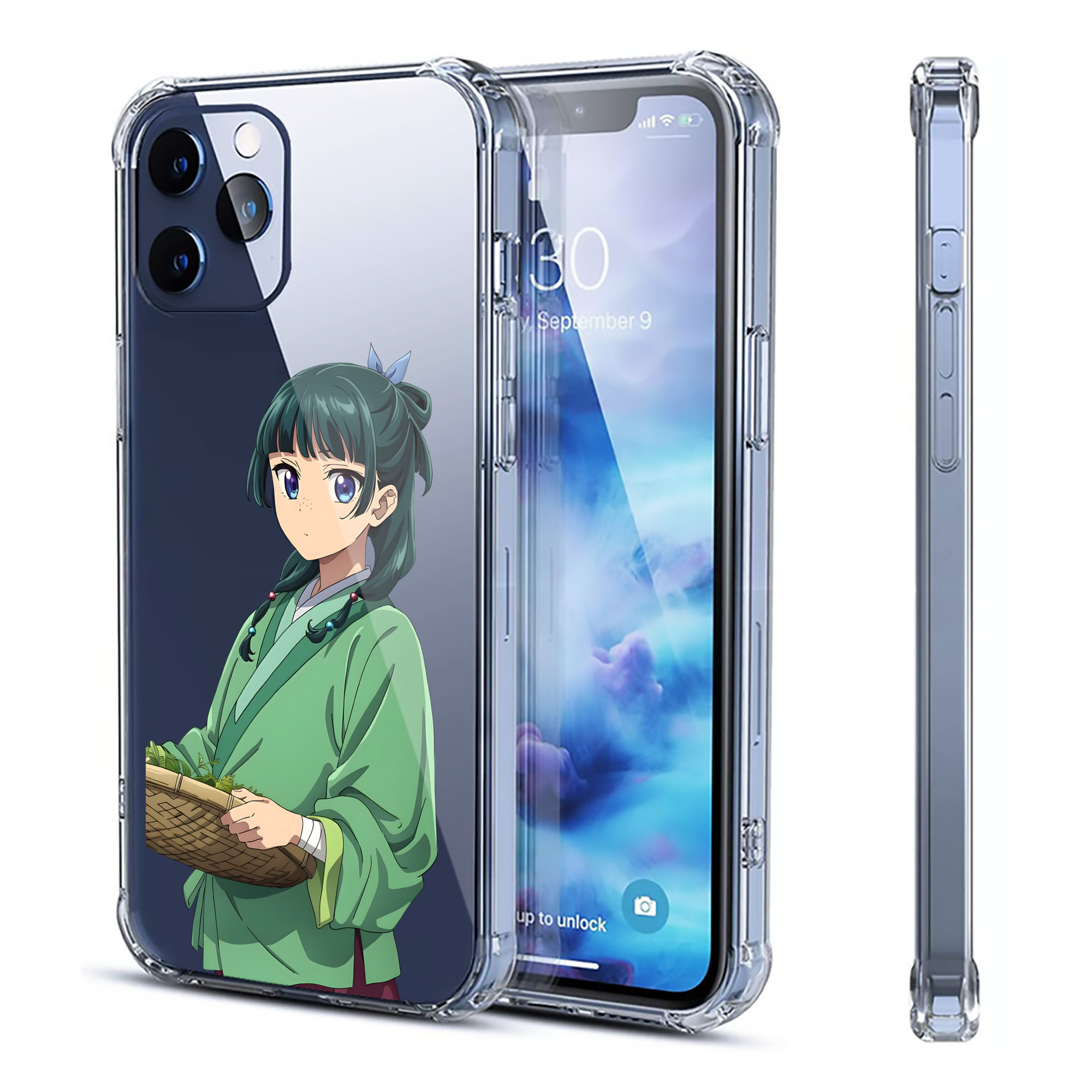 （画像用） 薬屋のひとりごと The Apothecary Diaries 【iPhone 12シリーズ対応】透明スマホケース（クリアソフトケース）